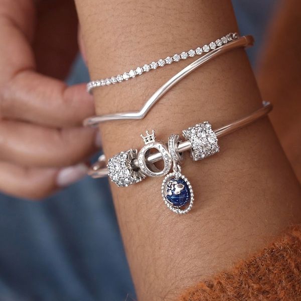 Pandora Moments Butterfly Clasp Snake Chain Bracelet | Sterling silver |  Pandora US