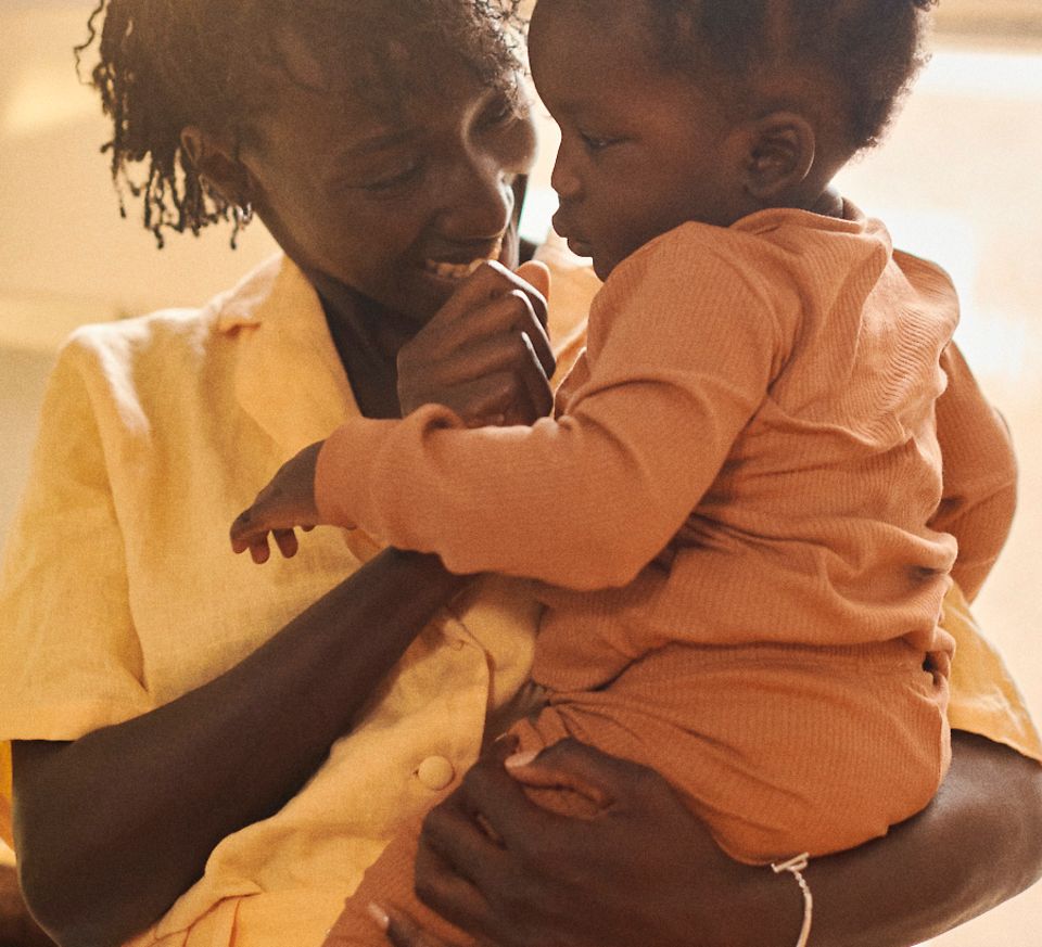 Shot from Pandora's Our Sisterhood series featuring mother Chaneen and daughter.