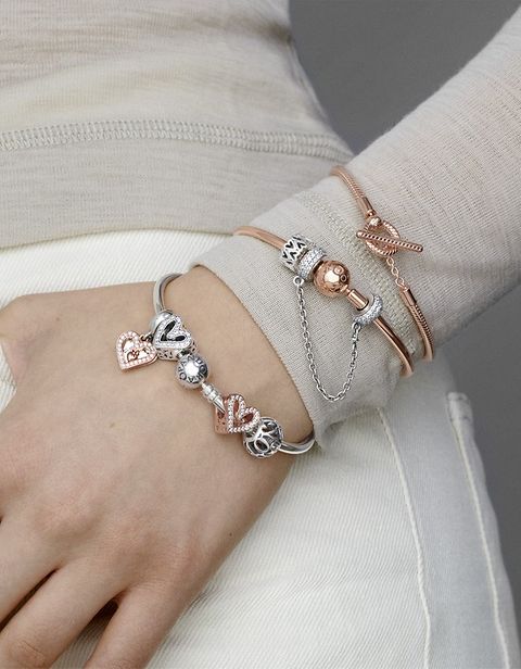 21K Gold Pandora Style Bracelet – Dubai Jewellers