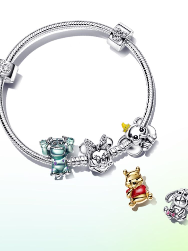 Pandora  Pandora Bracelet With 11 Charms on Designer Wardrobe