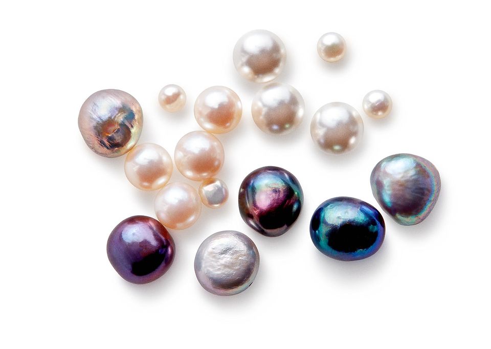 Perle coltivate d'acqua dolce, Pietre, Materiali