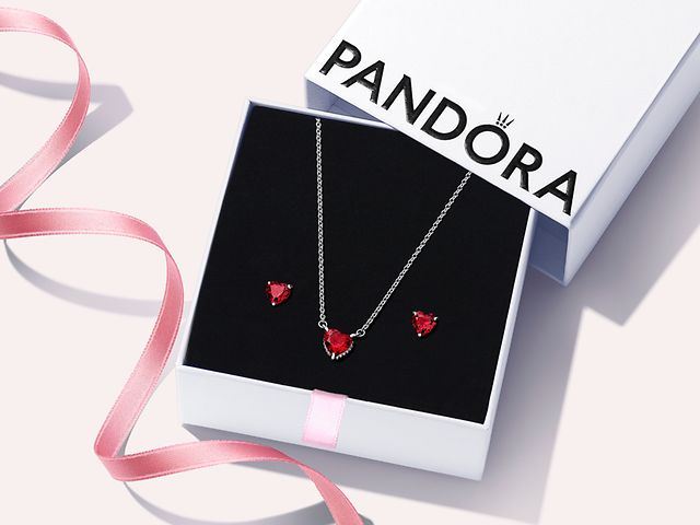 Mua Dây Chuyền Pandora Heart O Pendant & Link Chain Necklace Set Màu Bạc -  Pandora - Mua tại Vua Hàng Hiệu h040900